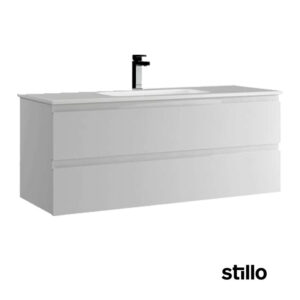 Mueble baño Stillo Milano 120cm blanco mate