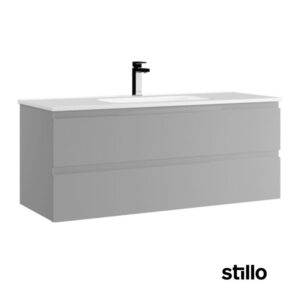Mueble baño Stillo Milano 120cm gris mate
