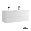 Stillo Milano 120cm doble blanco mate