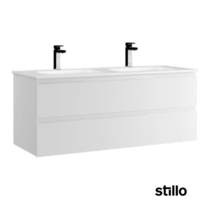 Stillo Milano 120cm doble blanco mate