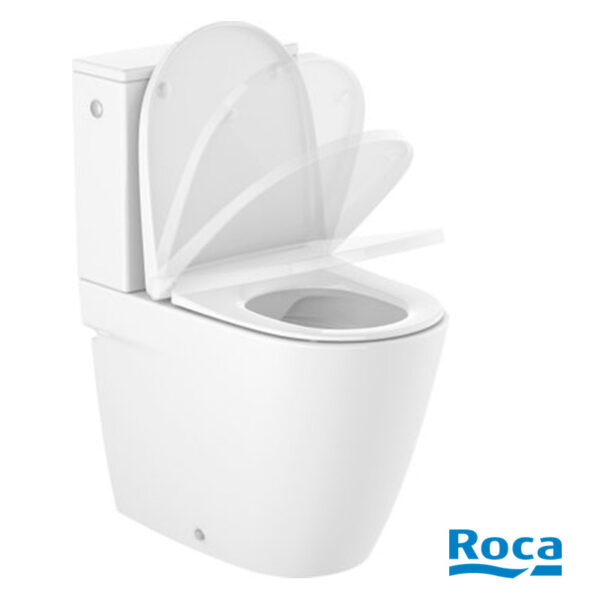▷ Taza Inodoro Roca Ona Compacto Rimless Blanco - Imagen 2